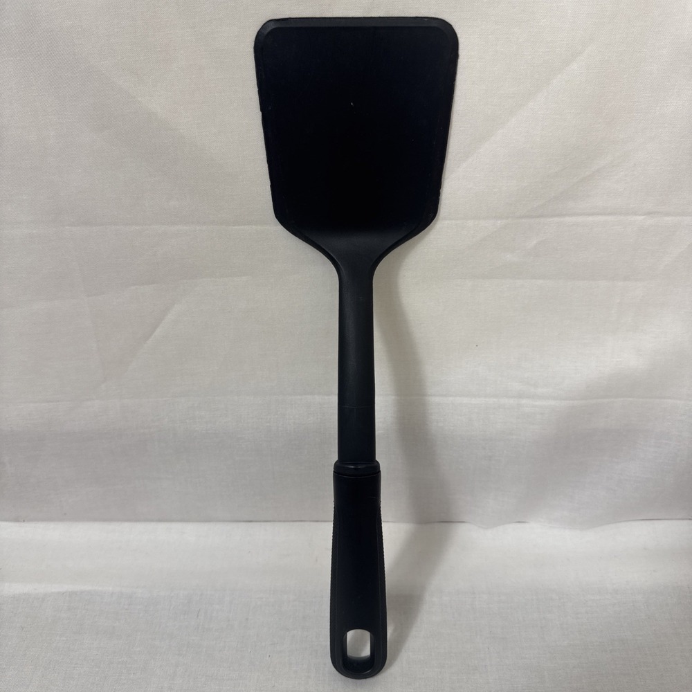 Mainstays Black Spatula Kitchen Cooking Utensil Nylon Up to 450 Degrees 12.5"